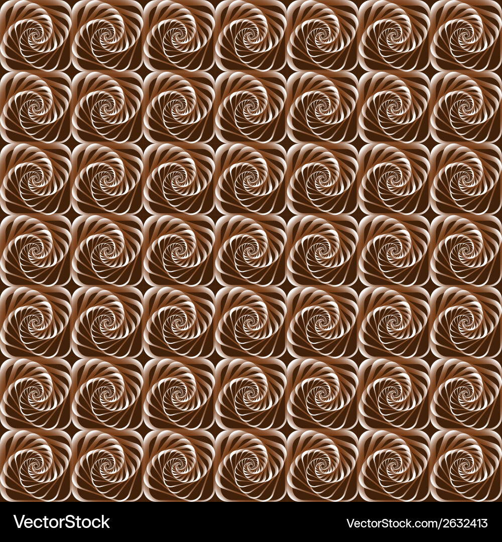 Geometric background with spirals seamless Vector Image