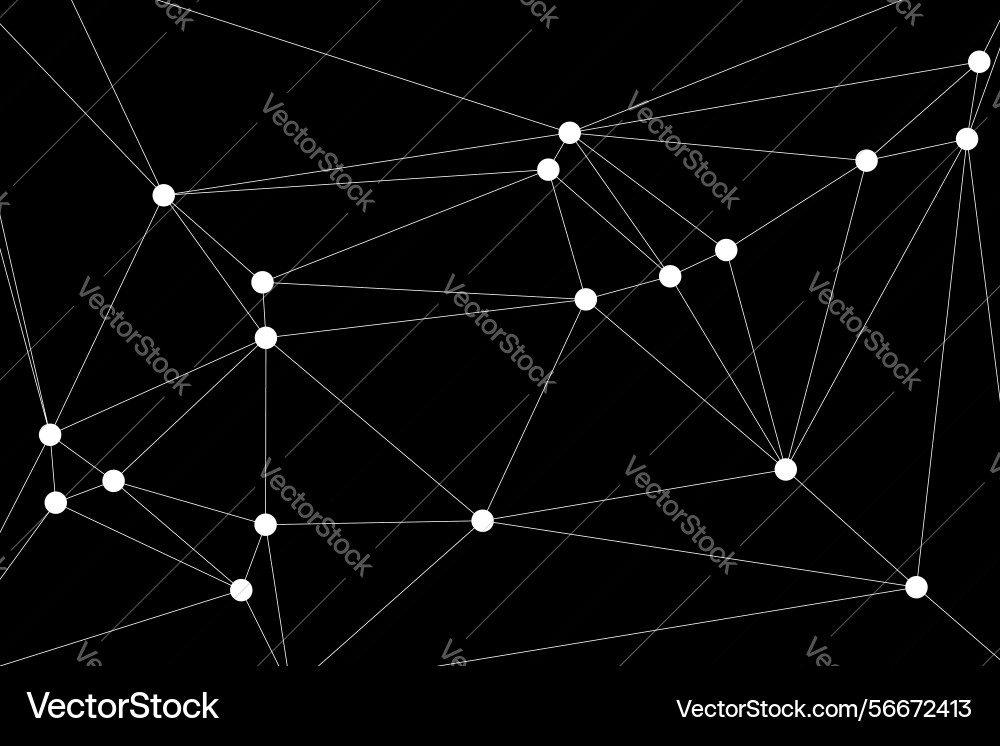 Global network connection background for banner Vector Image