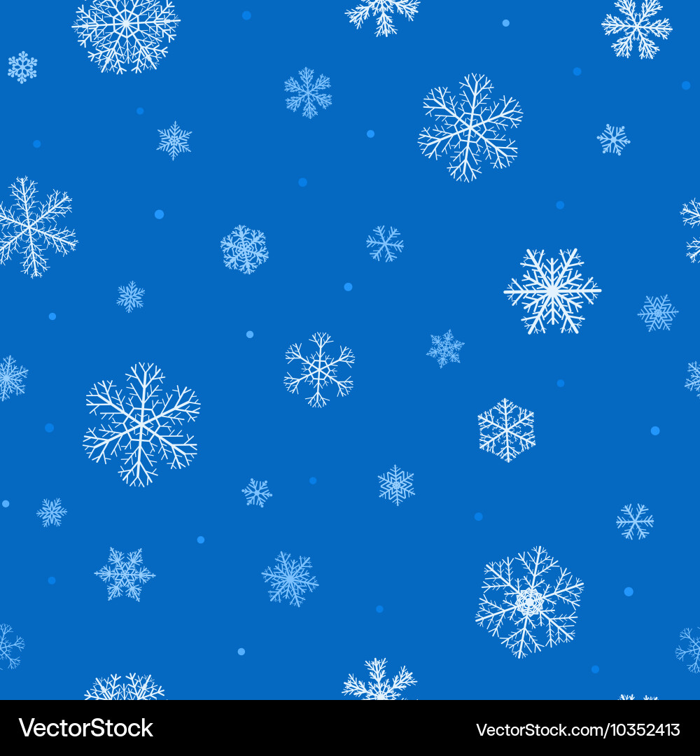Snowflake Dot Pattern vector image