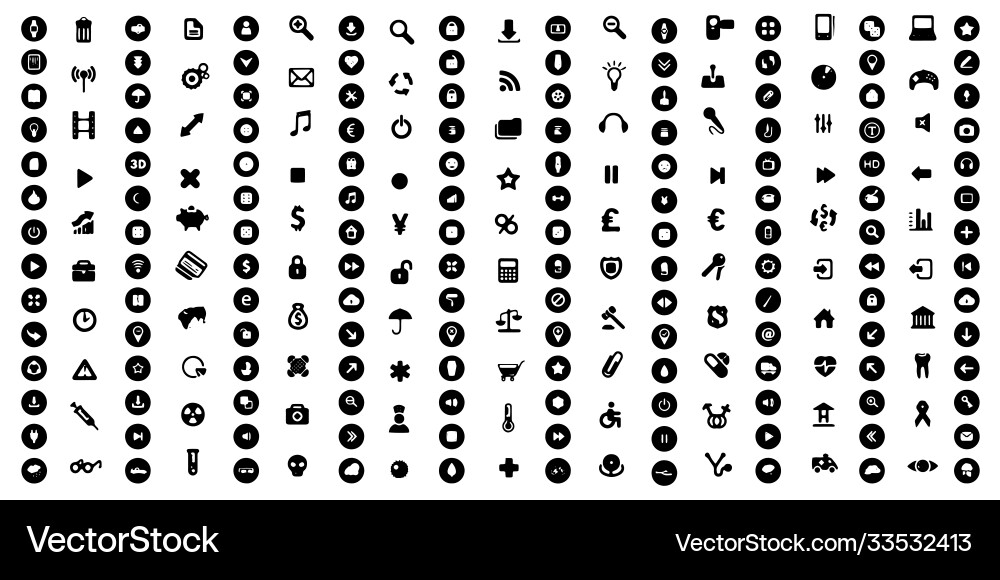 Web icons design set style Web icons design set style vector image