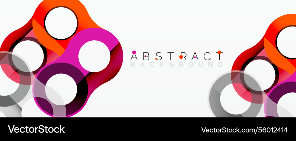 Abstract geometric pattern with interlocking Abstract geometric pattern with interlocking vector image
