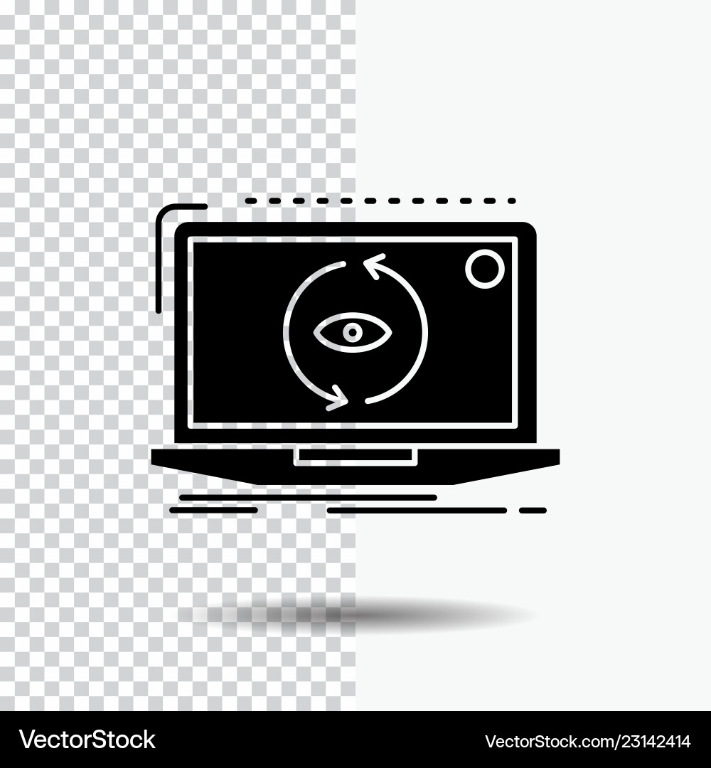 App application new software update glyph icon App application new software update glyph icon vector image