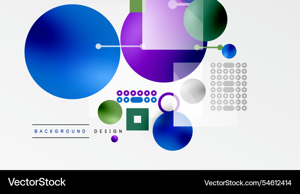 Circles and elements geometric abstract background Circles and elements geometric abstract background vector image