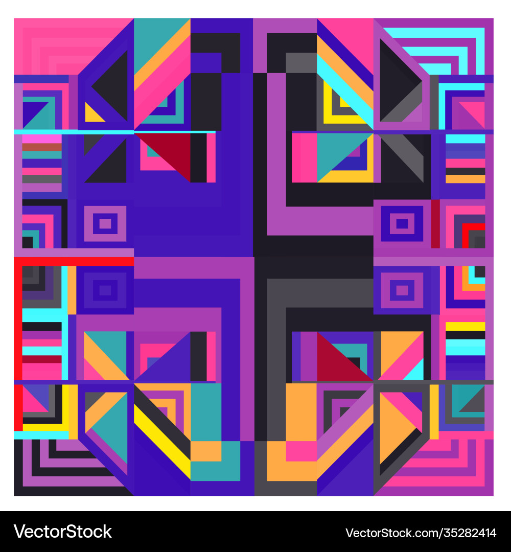 Colorful geometric and curve background pattern Colorful geometric and curve background pattern vector image