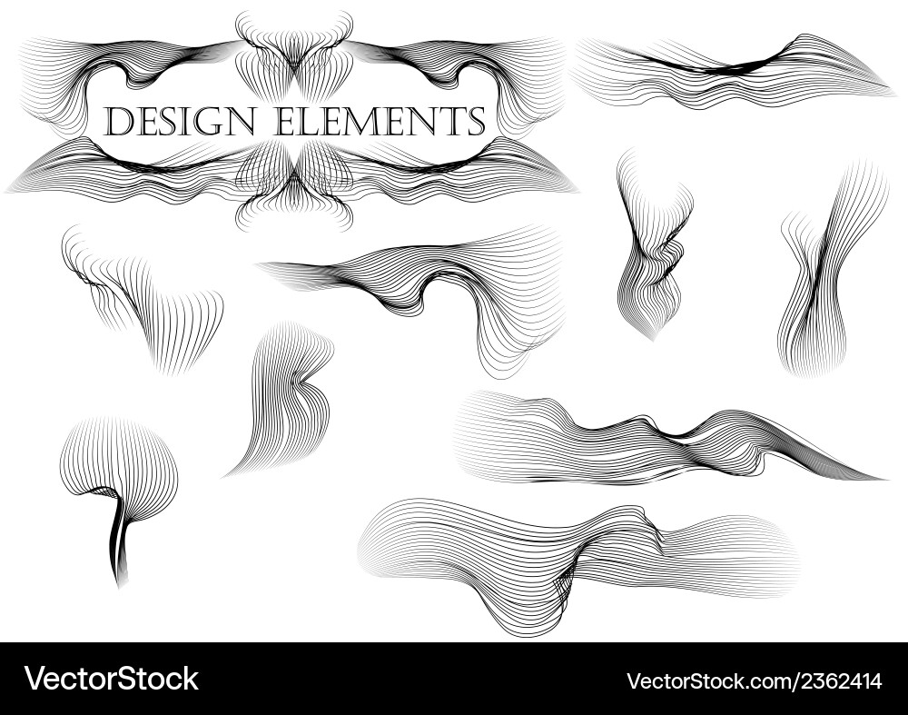 Design elements 3 Vector Image