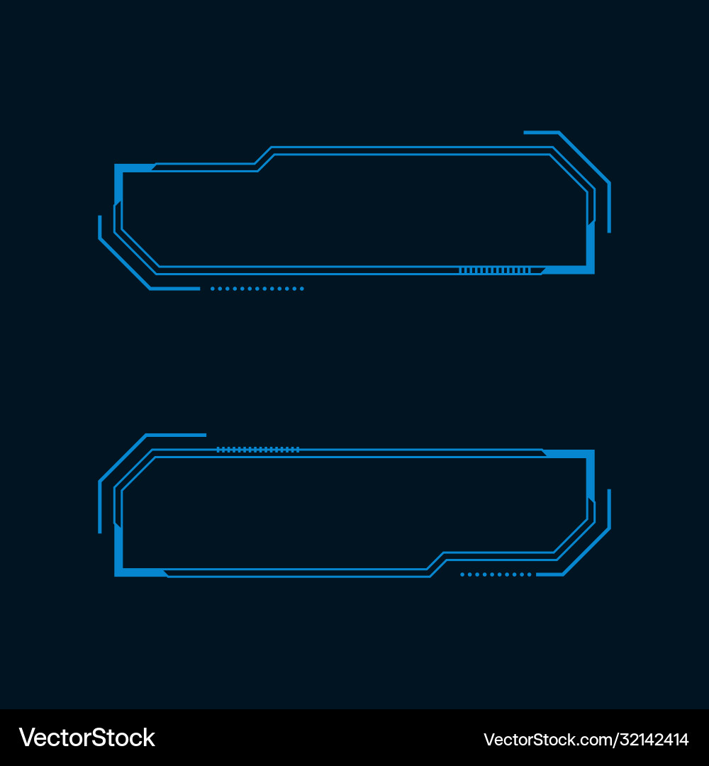 Futuristic user interface Futuristic user interface vector image