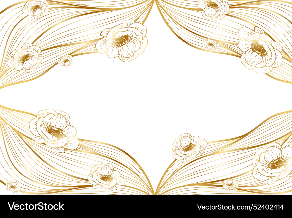 Gradient golden linear background Vector Image