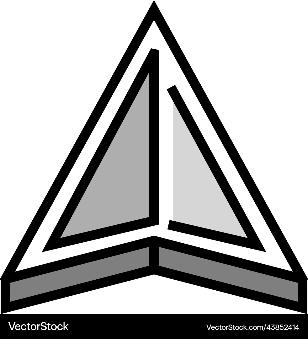 Navigation arrow color icon Navigation arrow color icon vector image