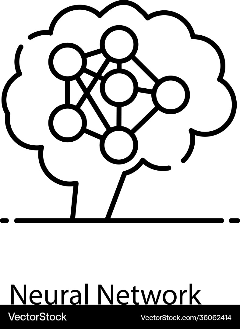Neural network vector image