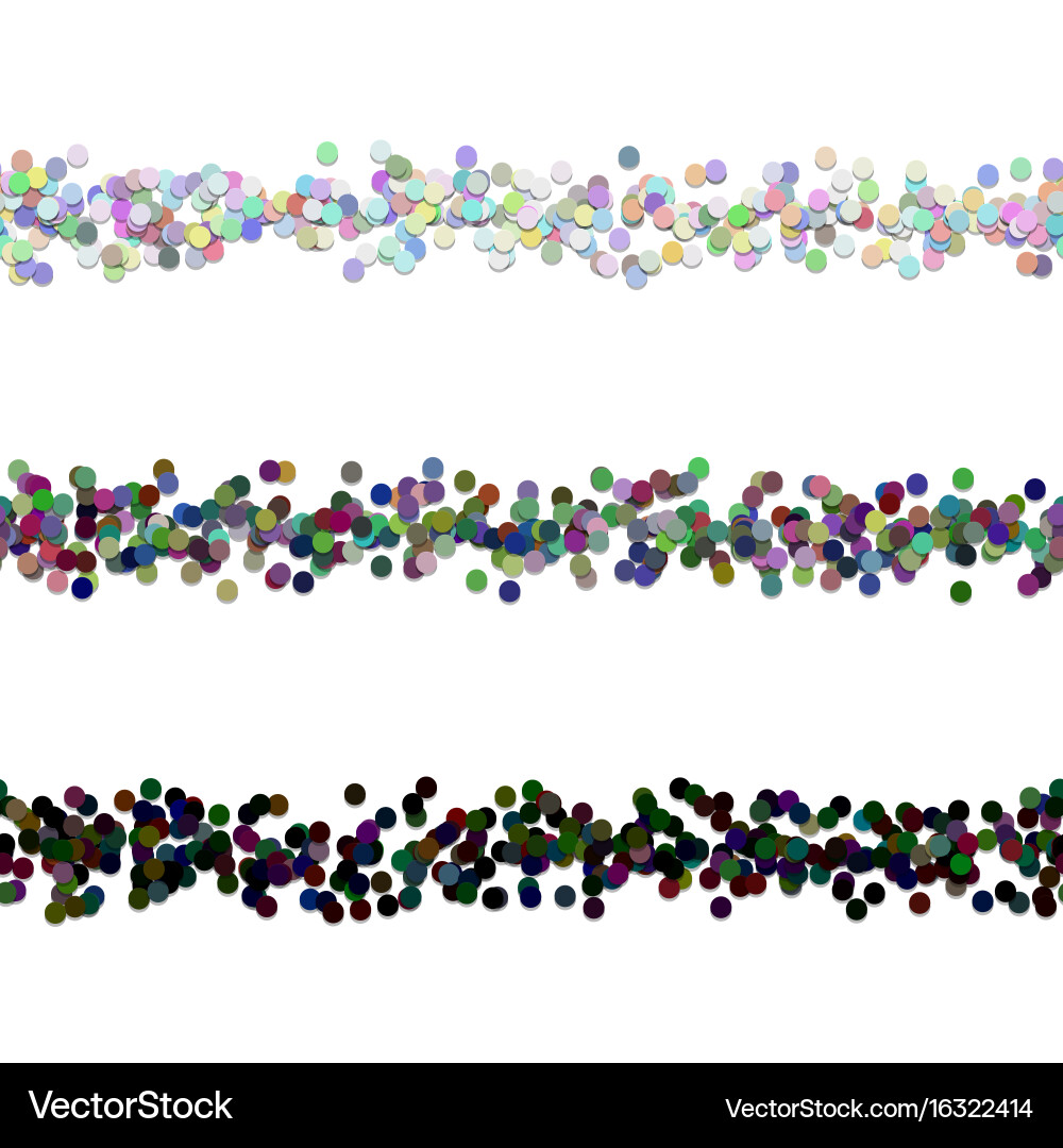 Seamless dot pattern paragraph dividing line vector image