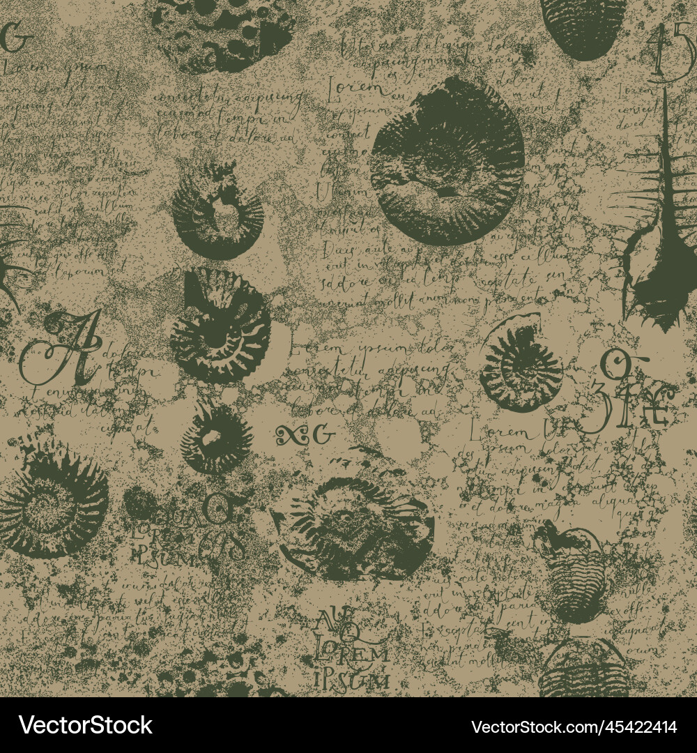 Seamless pattern background with photo of ancient Seamless pattern background with photo of ancient vector image
