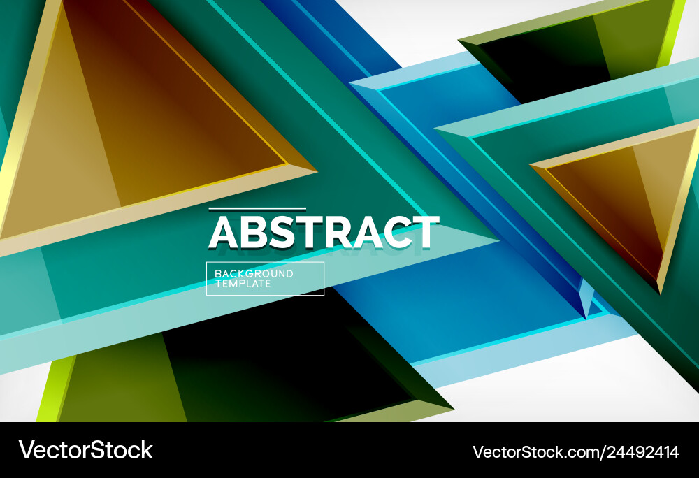 Triangular low poly background design Triangular low poly background design Vector Image