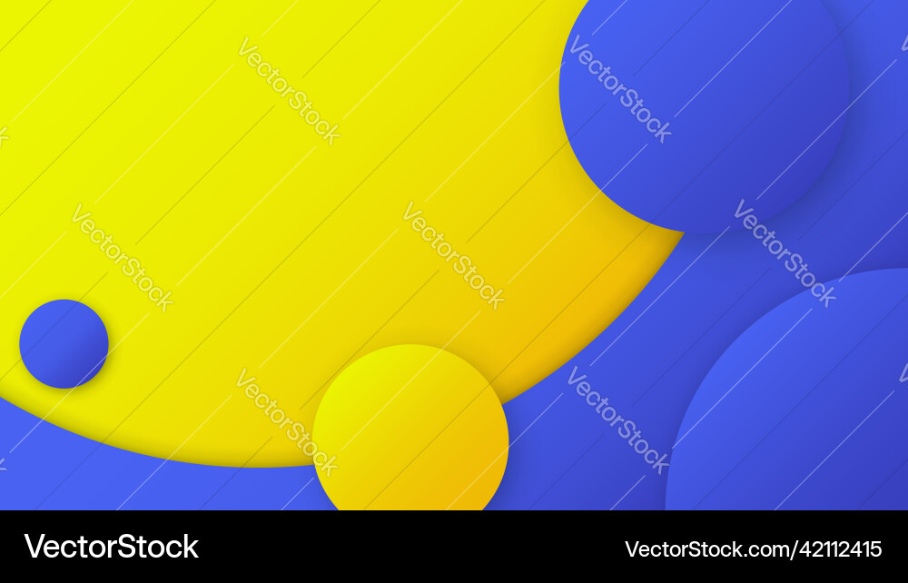 Abstract Geometric Circles Background vector image