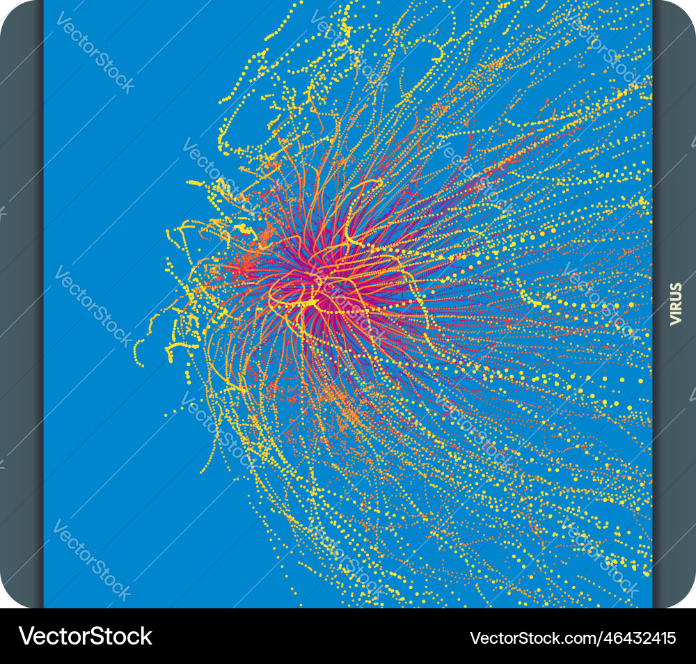 Abstract science or technology background array Vector Image