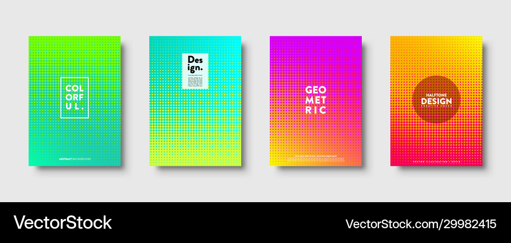 Halftone abstract background with dots colorful Halftone abstract background with dots colorful vector image