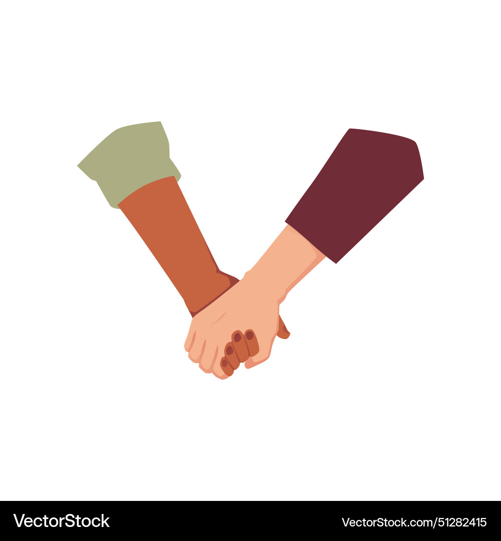 Joining hands for the unity Joining hands for the unity Vector Image