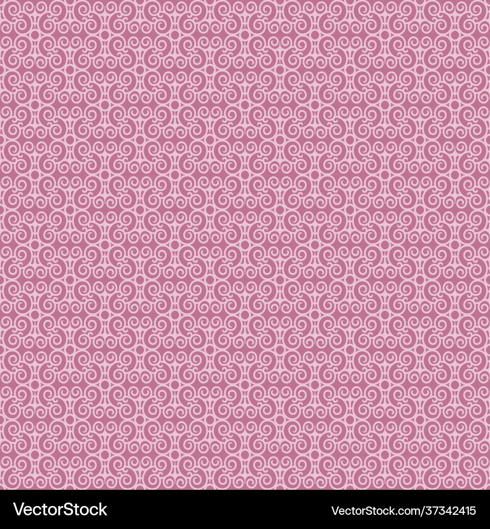 Pink openwork pattern vector image