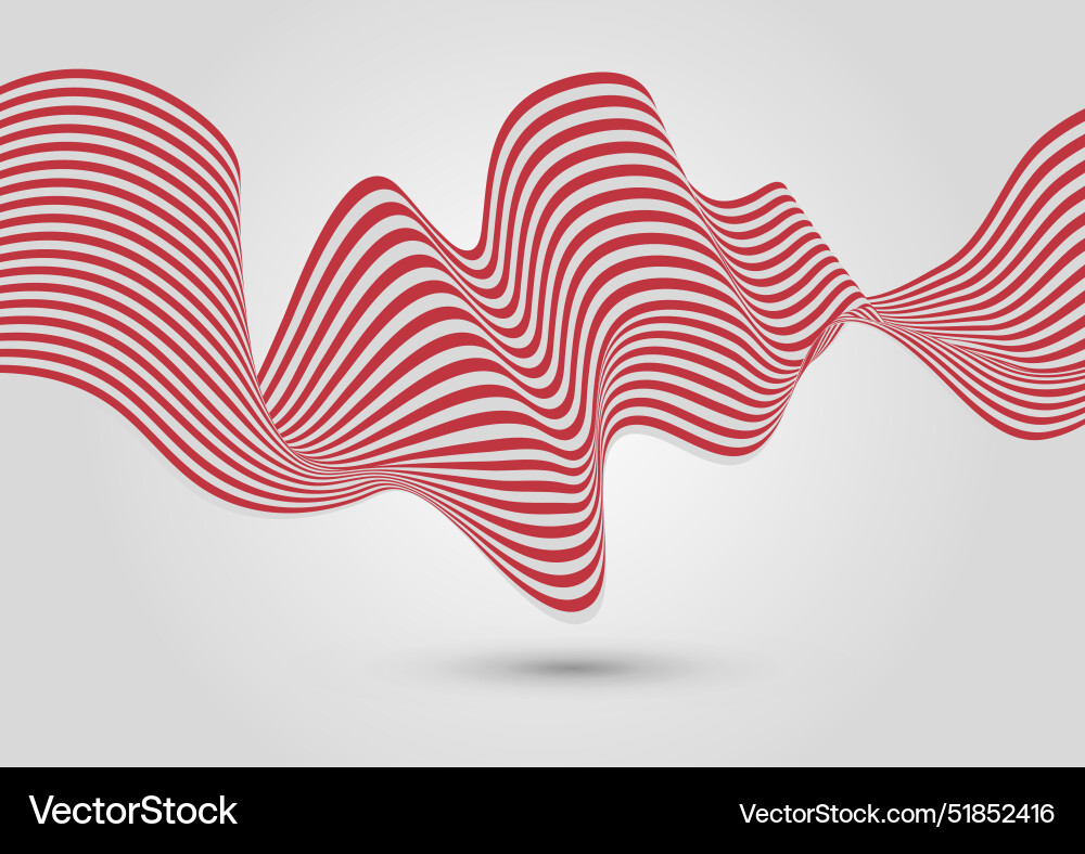Abstract background with flowing lines Vector Image