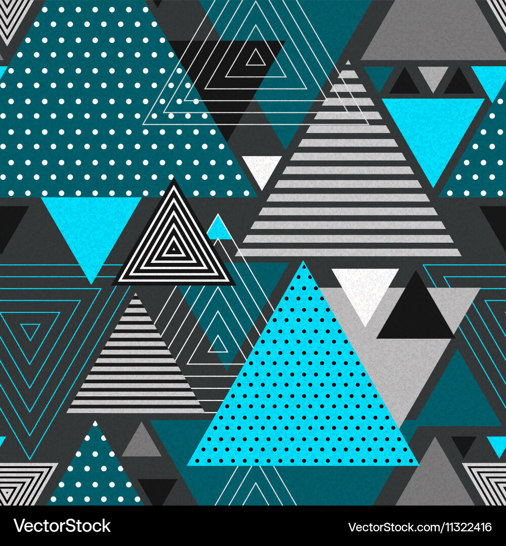 Abstract hipster polygon triangle background vector image