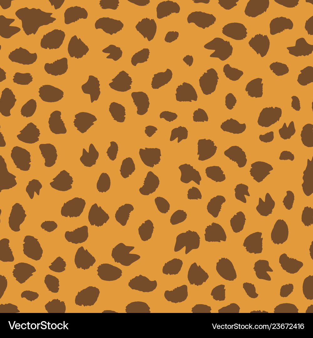 Simple leopard pattern Simple leopard pattern vector image