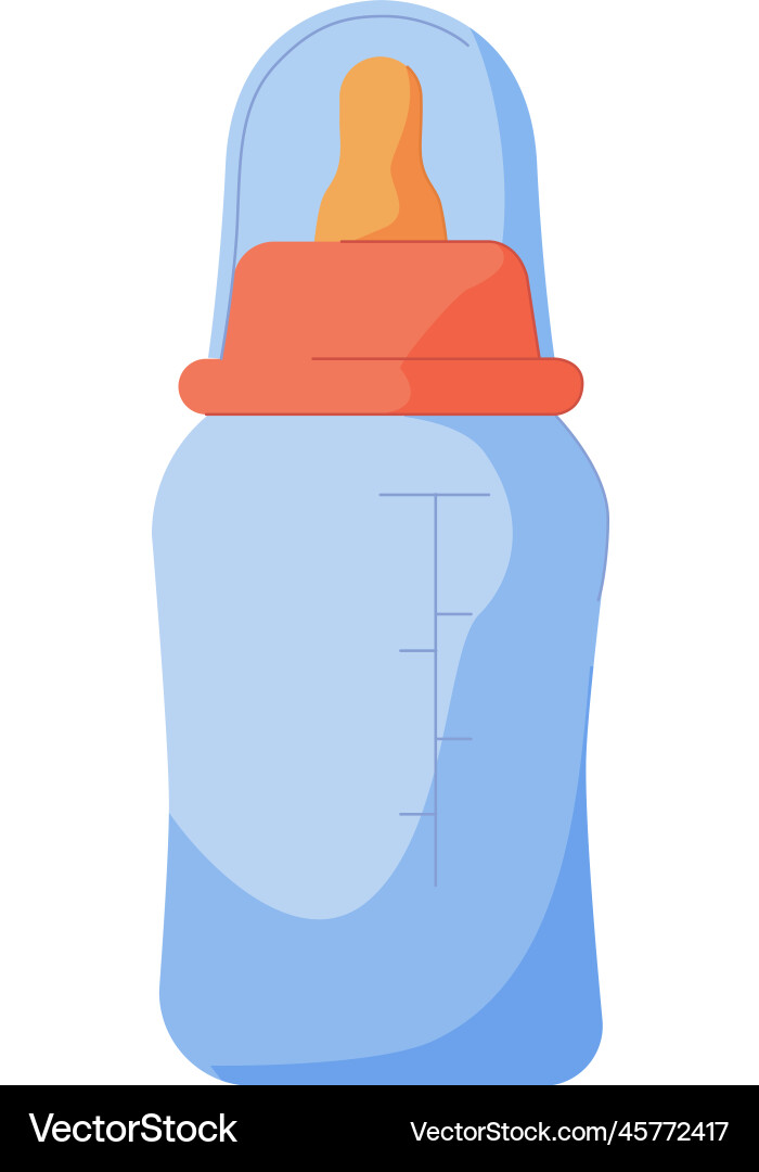 Baby Milch Flasche Cartoon Kindernahrung Ikone Baby Milch Flasche Cartoon Kindernahrung Ikone vektorbild