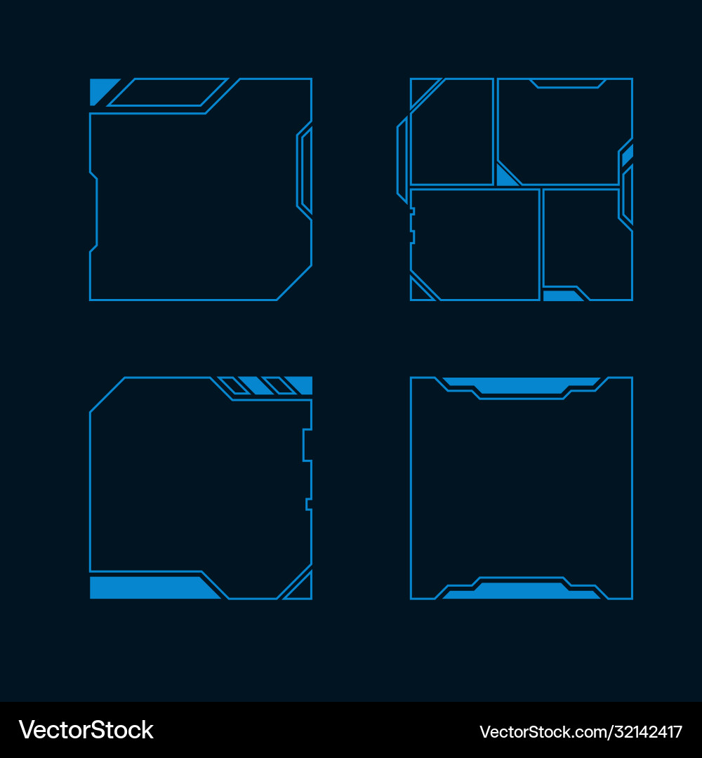 Futuristic user interface Futuristic user interface vector image