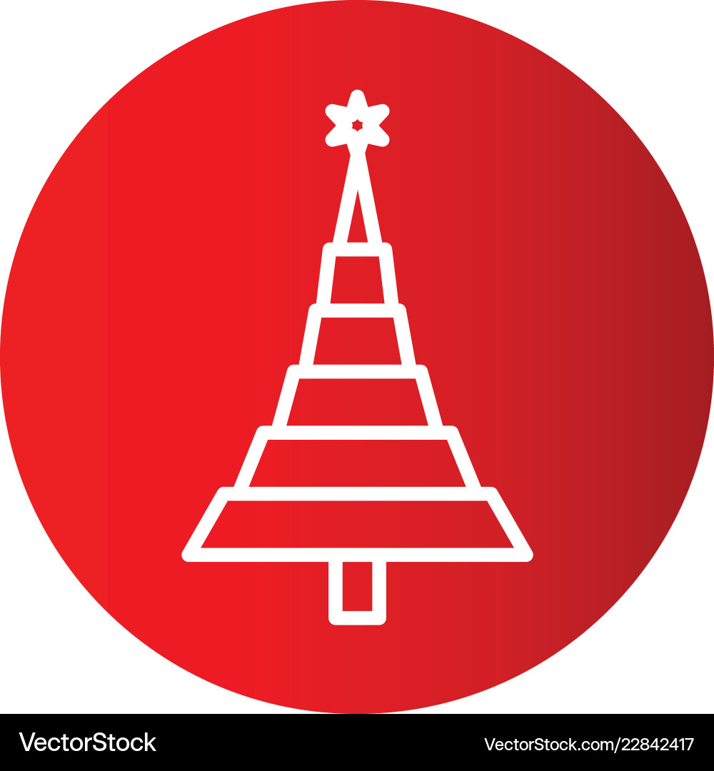 Tree icon in creative design with elements Vector Image