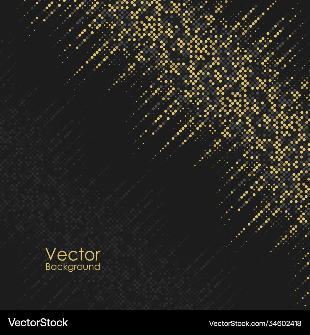 Abstract background with yellow and gray dots Vector Image