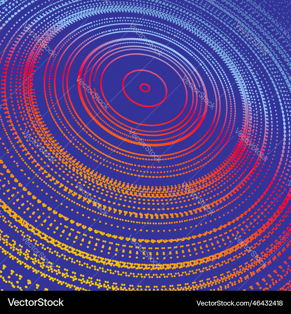 Array with particles abstract dynamic background Array with particles abstract dynamic background vector image