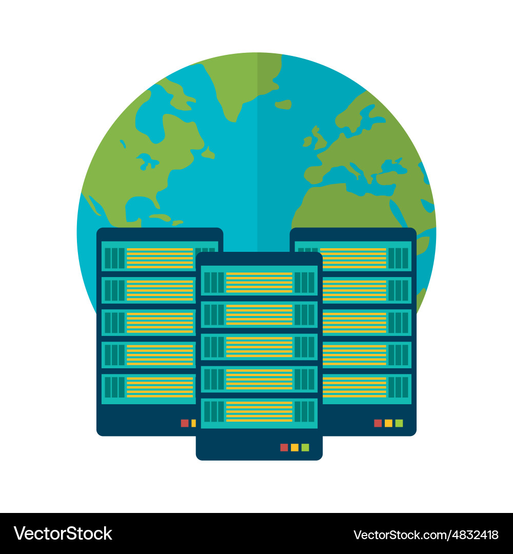 Database design vector image