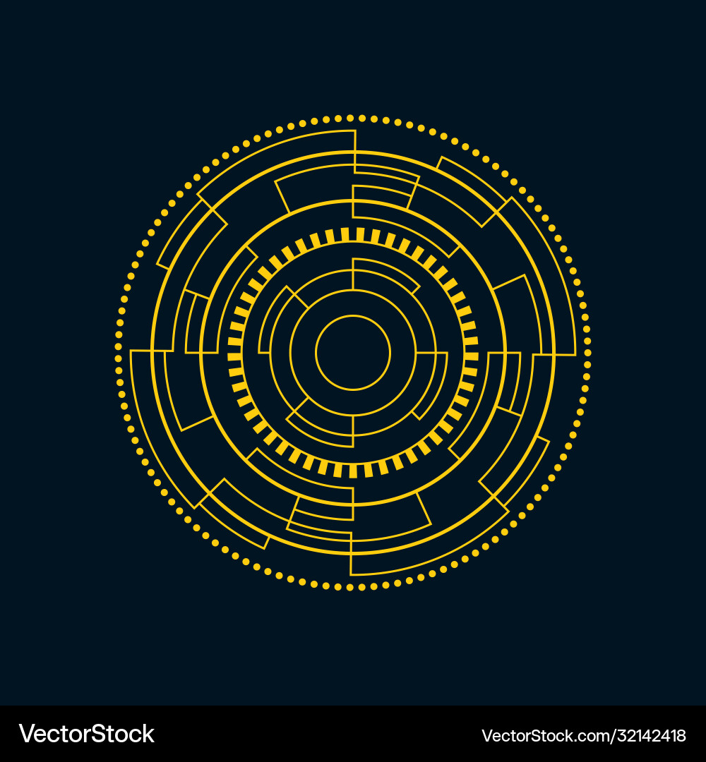 Futuristic user interface Futuristic user interface vector image