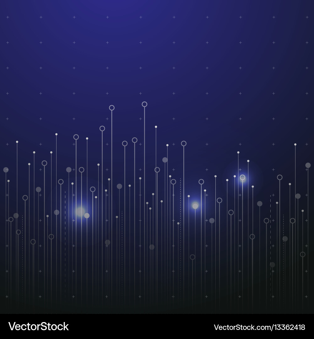 Technology and Science Background vector image