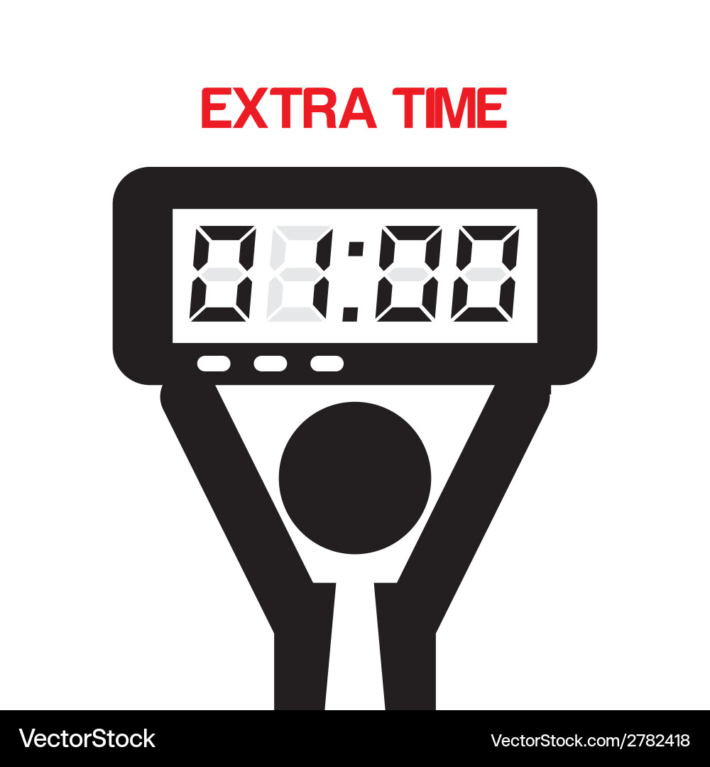 Time Management Timer Vector Image