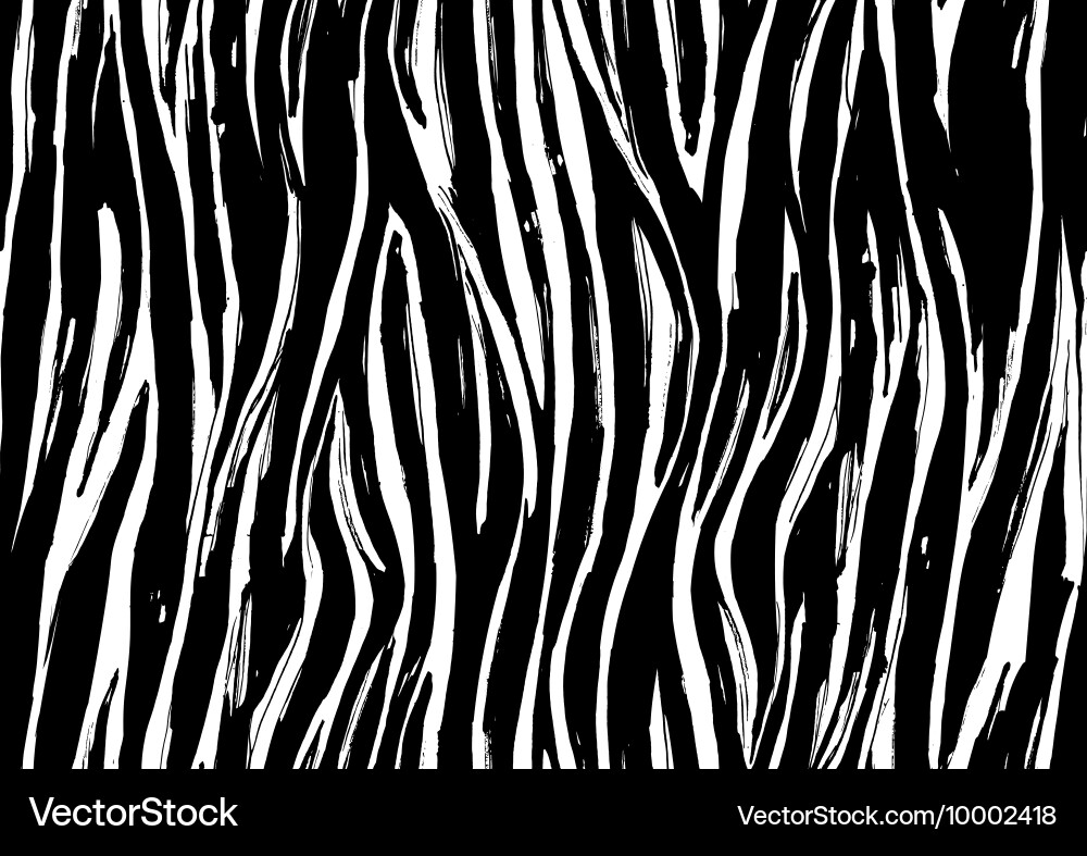Zebra Print Seamless Pattern vector image