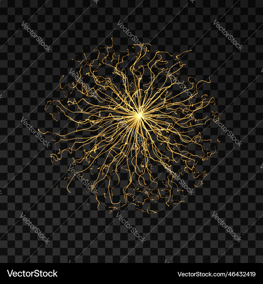 Array with dynamic particles 3d futuristic Array with dynamic particles 3d futuristic vector image