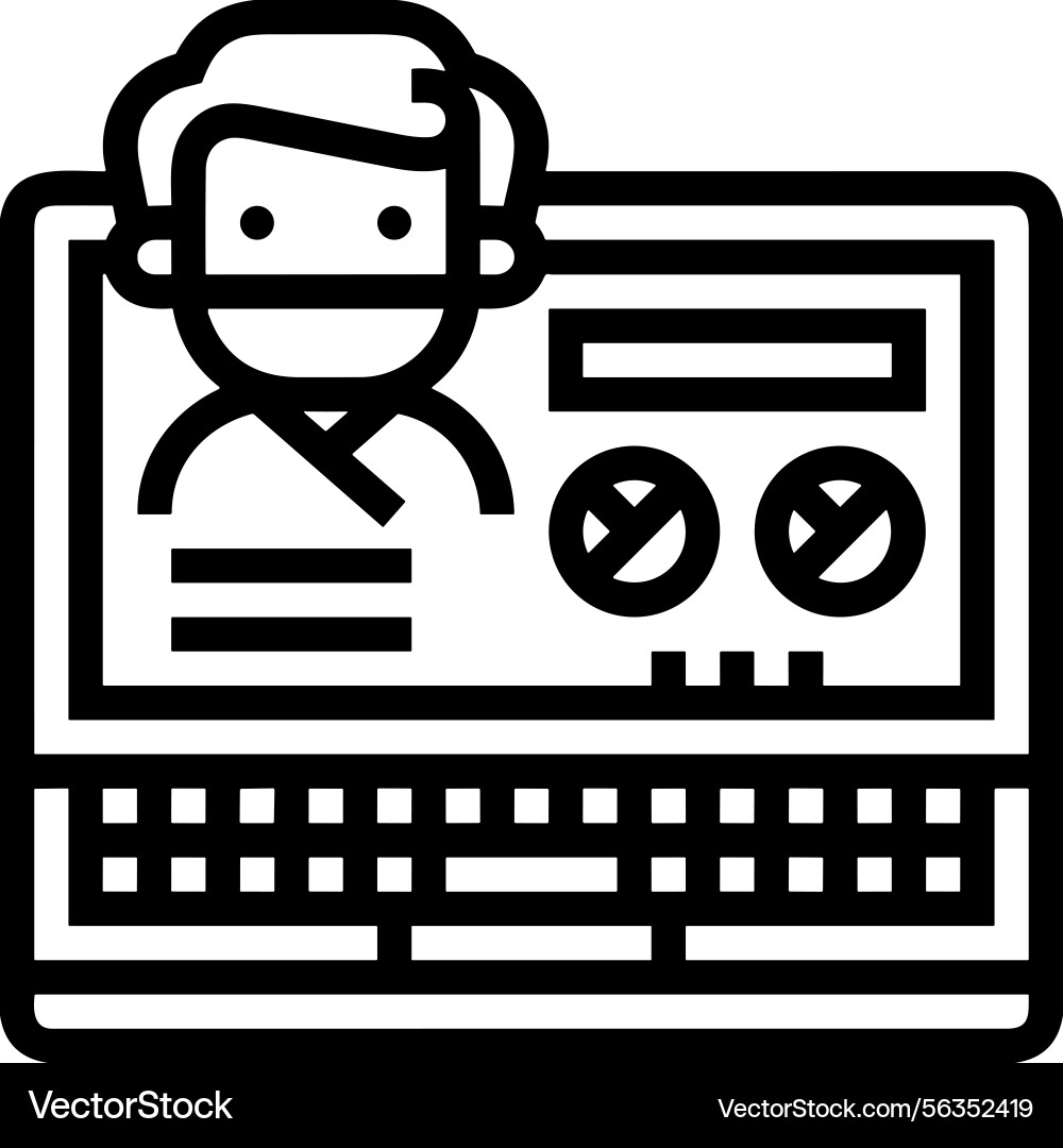 Computer icon symbol image Vector Image