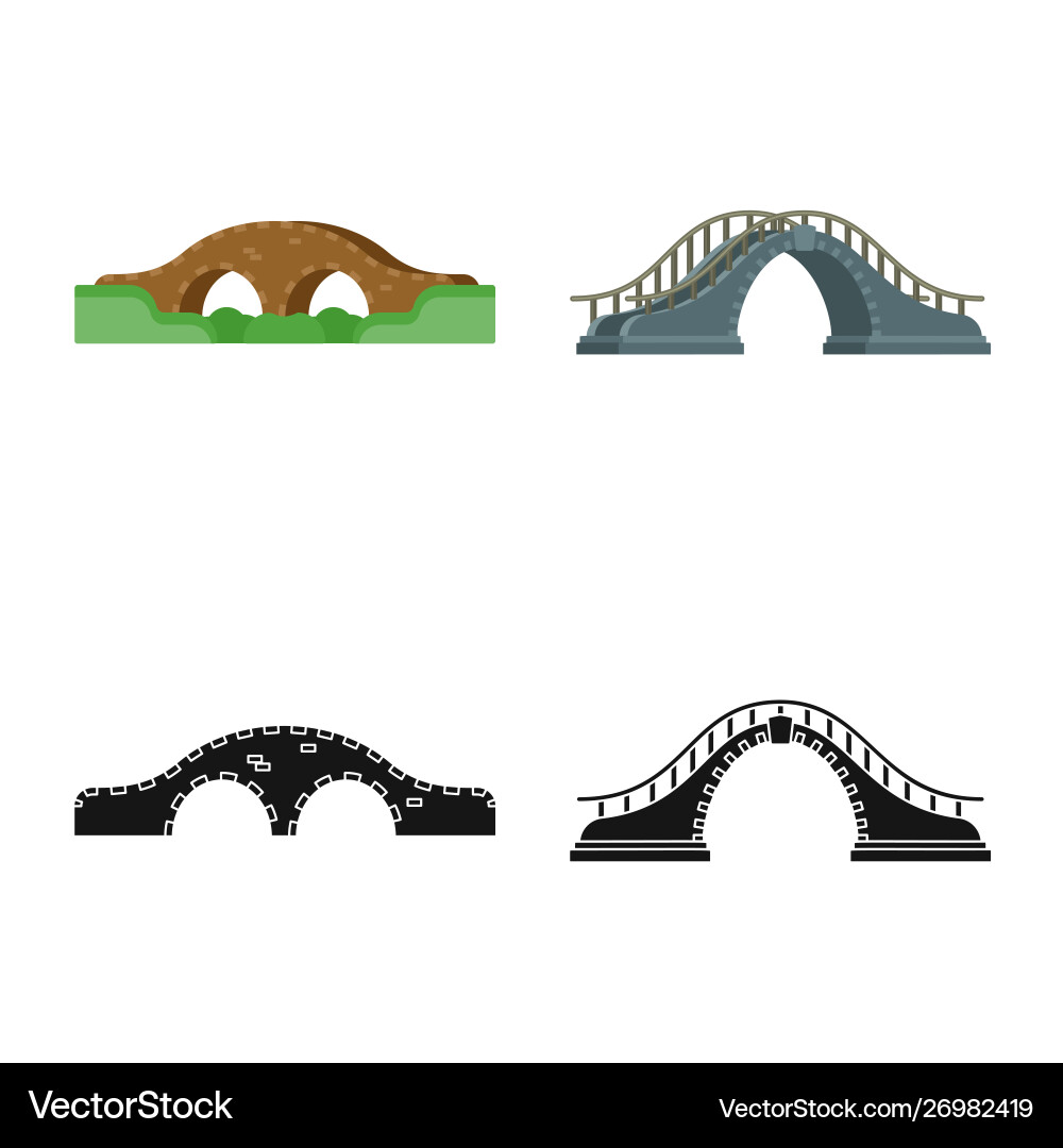 Design connection and sign set vector image