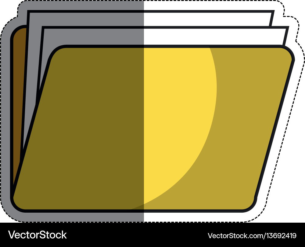 Documents folder icon Vector Image