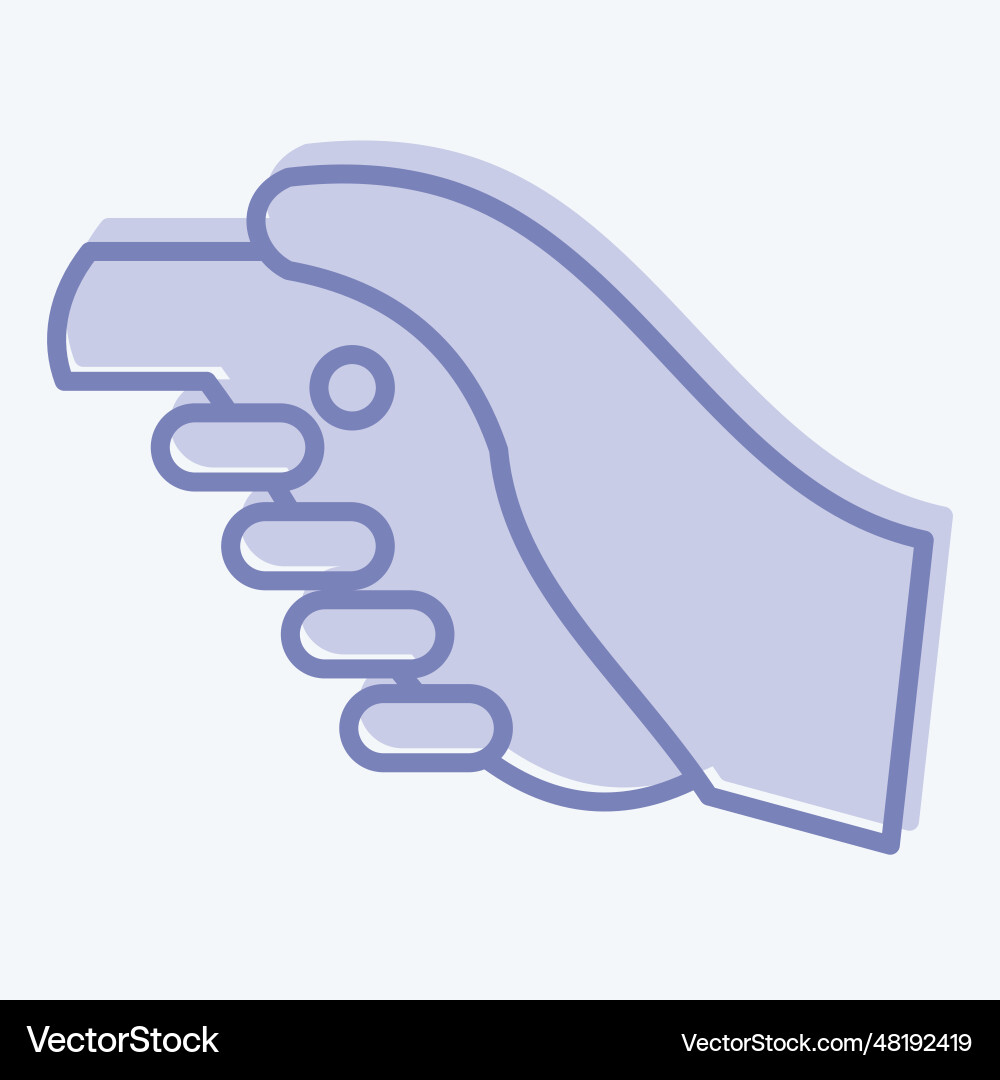 Icon vr controller related to 3d visualization Vector Image