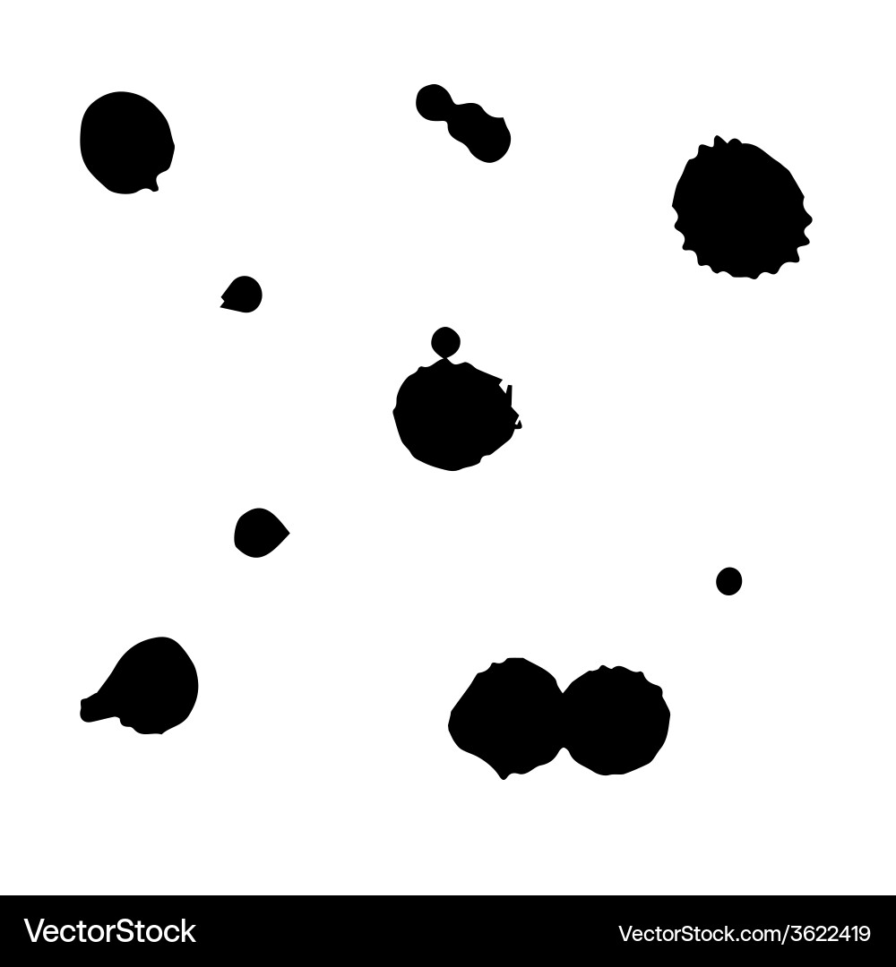 Ink Splatter Pattern vector image