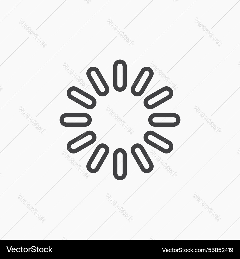 Loading icon set Vector Image