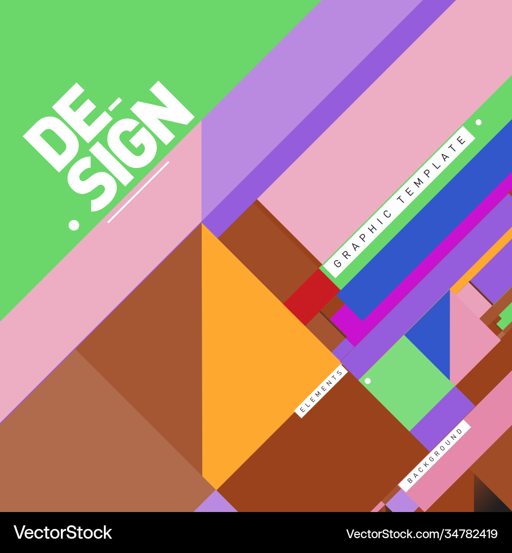 Modern colorful background material design Modern colorful background material design vector image