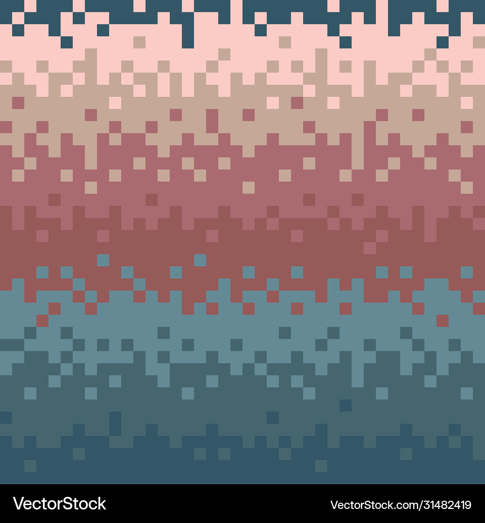 Pixel seamless pattern Vector Image