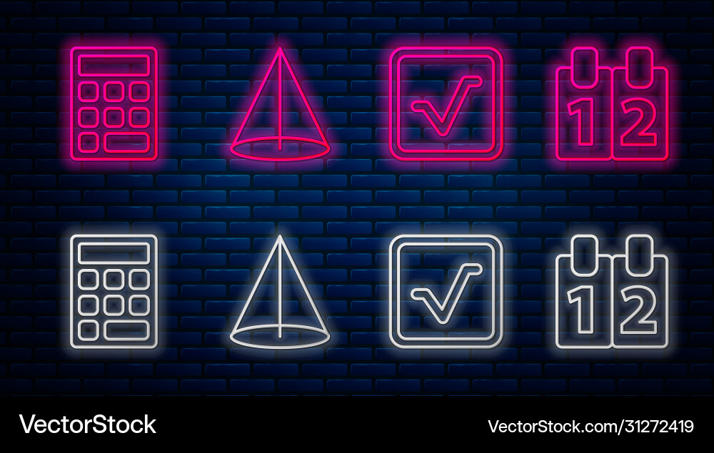 Set line graph schedule chart diagram open Set line graph schedule chart diagram open vector image