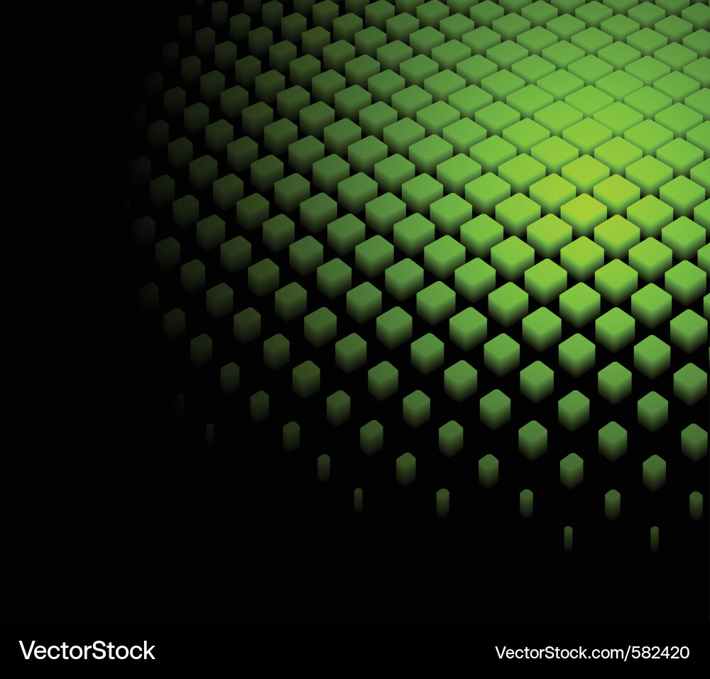 Dynamic Gradient Cubes Vector Image