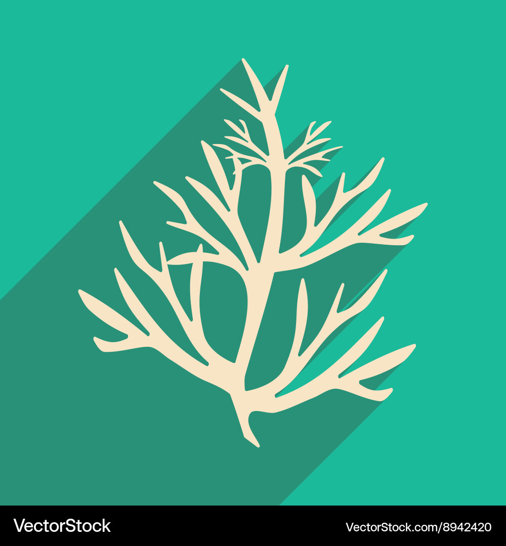 Flat with shadow icon and mobile application Vector Image