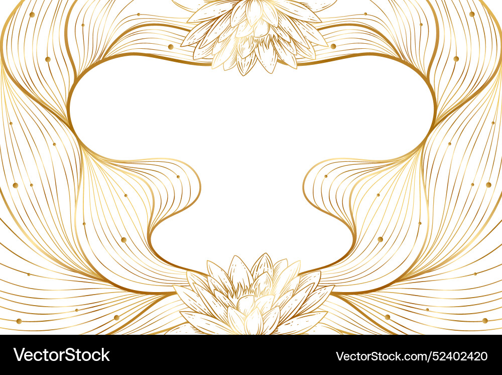Gradient golden linear background Vector Image