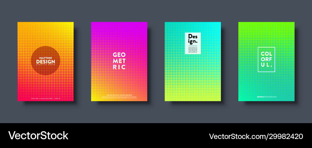 Halftone abstract background with dots colorful Halftone abstract background with dots colorful vector image