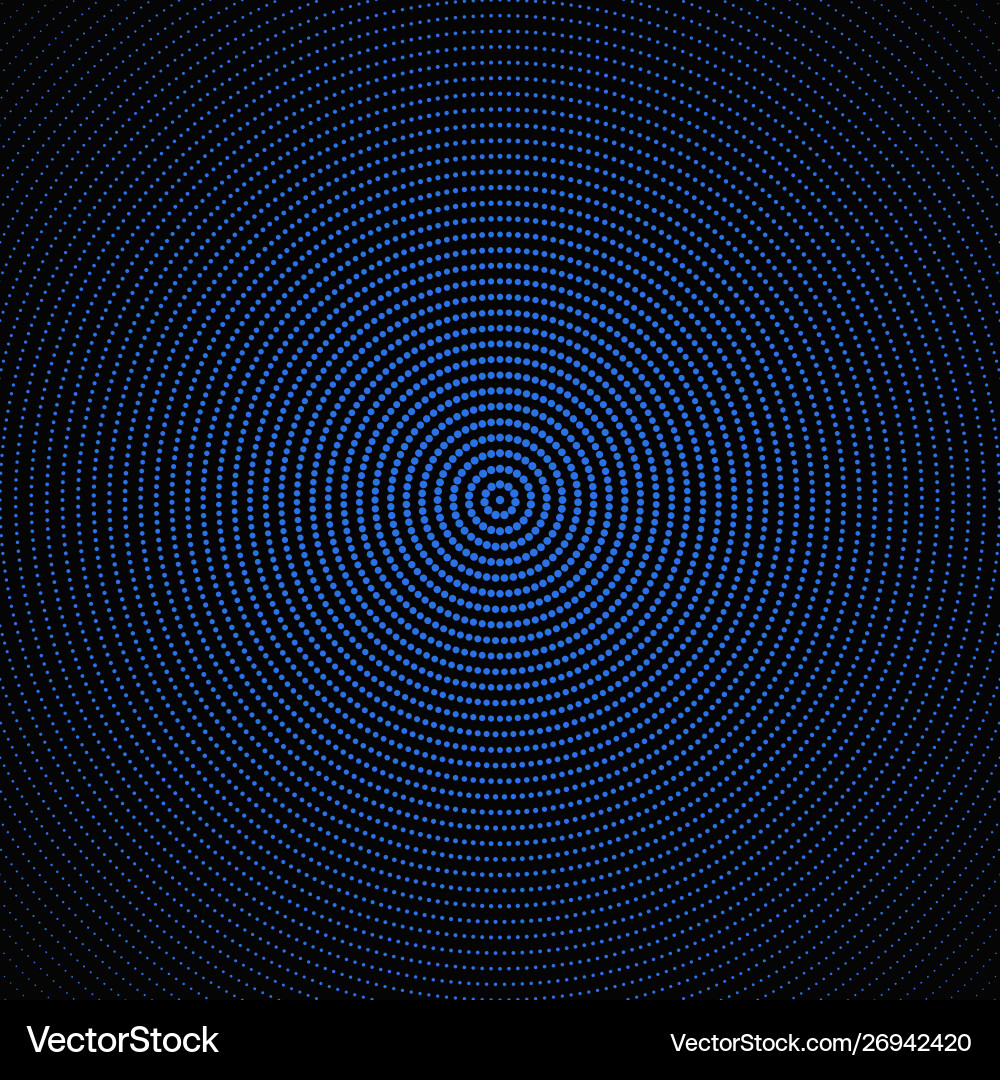 Halftone abstract circular dot pattern background Halftone abstract circular dot pattern background vector image