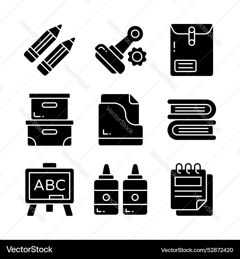 Offering an array of meticulously crafted tools vector image